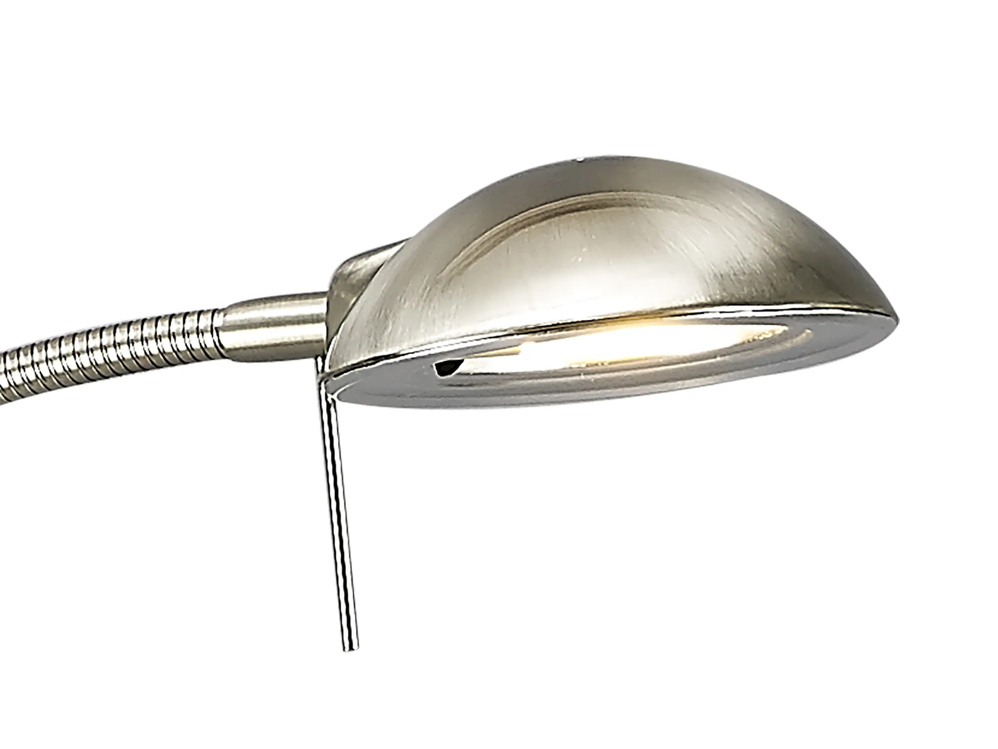Bamberg 140cm Switched Floor Lamp 1 Light Satin Nickel D0120  Deco Bamberg